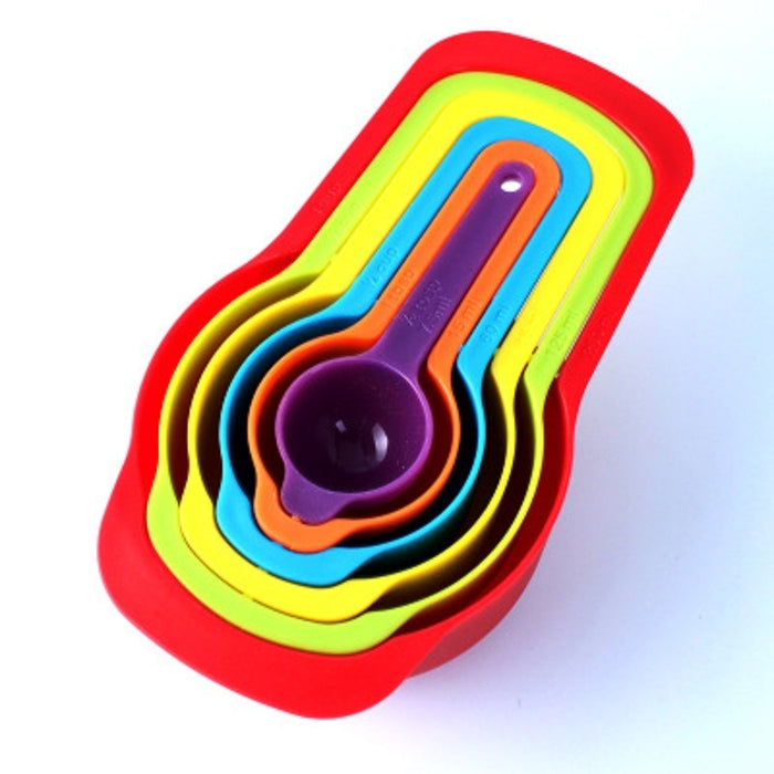 Multi-Color Measuring Cups and Spoons Set - Home Traders Sources