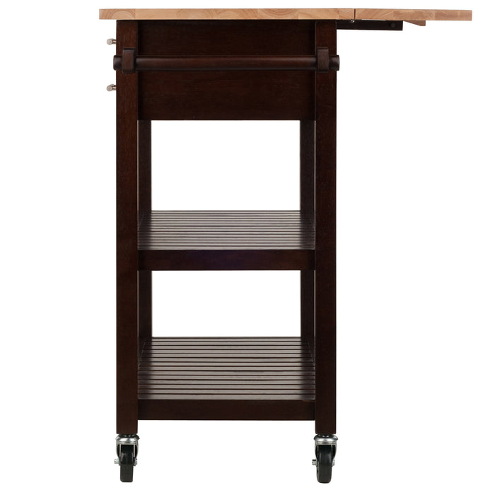 Langdon Kitchen Cart; Drop Leaf