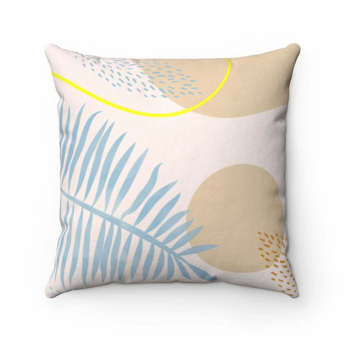 Blue Leaf Cushion Home Decoration Accents - 4 Sizes - Home Traders Sources