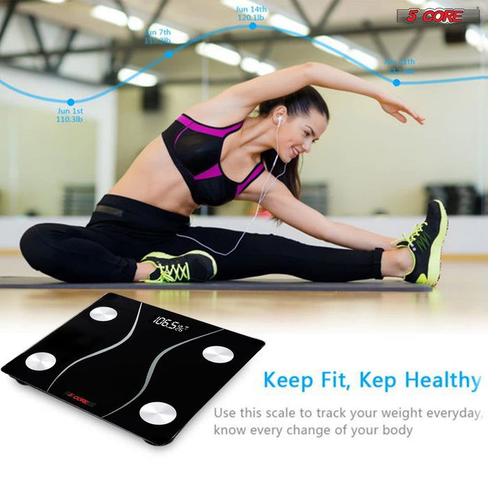 Rechargeable Digital Scale for Body Weight, - Home Traders Sources