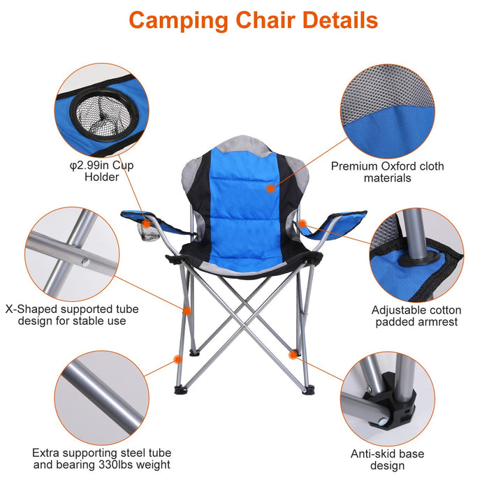 Foldable Camping Chair Heavy Duty