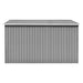 Garden Shed 101.2"x117.3"x70.1" Metal Grey - Home Traders Sources