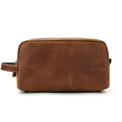 The Wanderer Toiletry Bag | Genuine Leather Toiletry Bag - Home Traders Sources