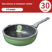 COOKER KING Bamboo Bluestone Series Household Non-stick Wok Pan - Home Traders Sources