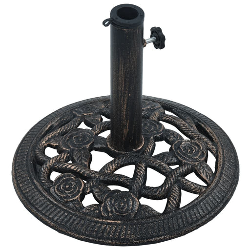 Umbrella Base Bronze 9 kg 15.7" Cast Iron - Home Traders Sources