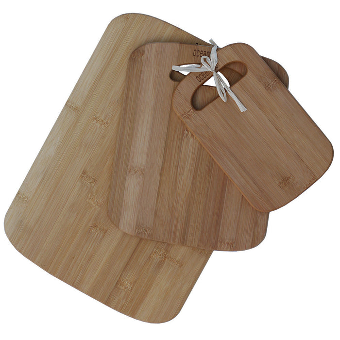 Oceanstar 3-Piece Bamboo Cutting Board Set - Home Traders Sources