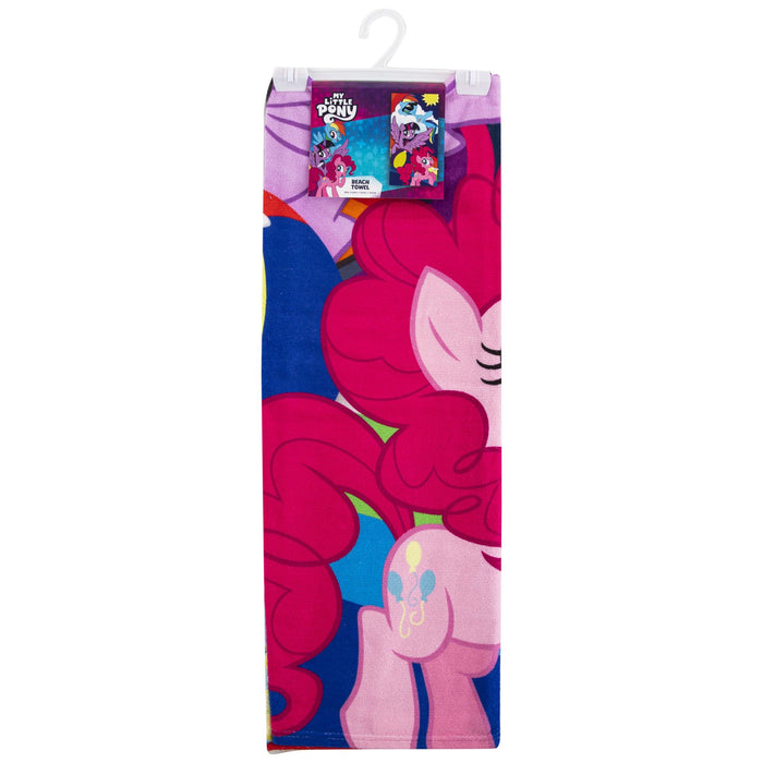 My Little Pony;  Beach Ponies Beach Towel;  30" x 60" - Home Traders Sources