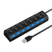 Multi-port Hub 7-port Independent Switch - Home Traders Sources