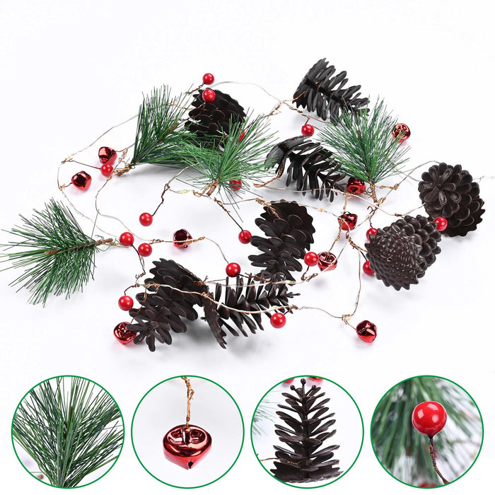 7.8 FT LED Christmas Garland - Home Traders Sources