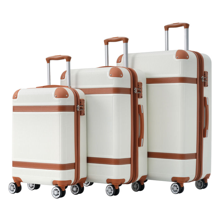 Hardshell Luggage Sets 3 Piece double spinner