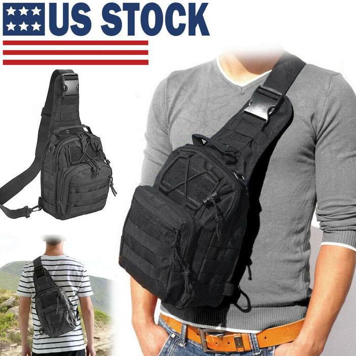 Men Backpack Tactical Sling Bag - Home Traders Sources