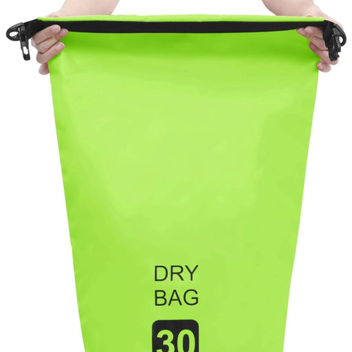 Dry Bag Green 7.9 gal PVC - Home Traders Sources