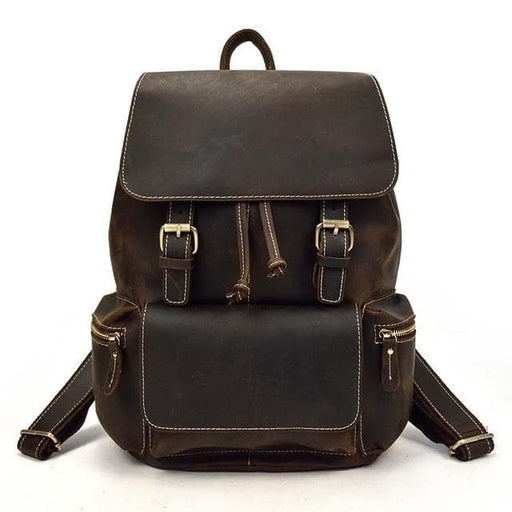 The Hagen Backpack | Vintage Leather Backpack - Home Traders Sources