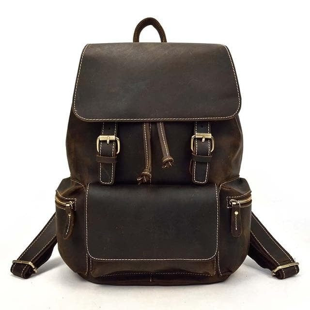 The Hagen Backpack | Vintage Leather Backpack - Home Traders Sources