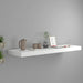 Floating Wall Shelf White 31.5"x9.3"x1.5" MDF - Home Traders Sources