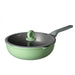 COOKER KING Bamboo Bluestone Series Household Non-stick Wok Pan - Home Traders Sources