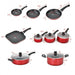 Hard Anodized Nonstick Cookware Pots and Pans 17 Pieces Set - Home Traders Sources