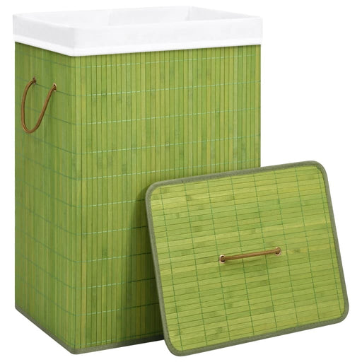 Bamboo Laundry Basket Green - Home Traders Sources