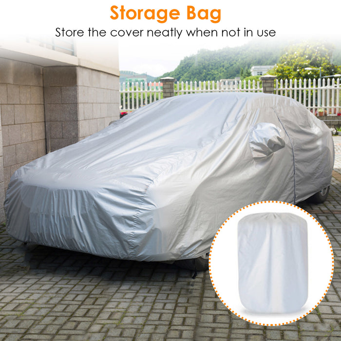 189x69x47in Full Car Cover All Weather UV Protection - Home Traders Sources