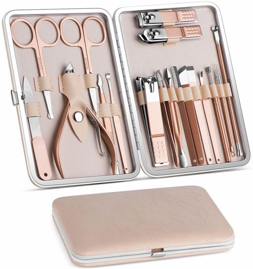 18 In 1 Lovely Lady DIY Manicure Pedicure Tool Set - Home Traders Sources