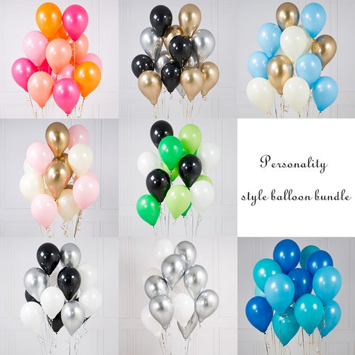 14PCS/set Party Balloons Rose Gold Helium Ballons Boy Girl Baby Shower Party Supplies - Home Traders Sources