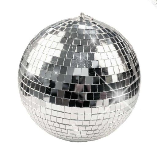 6/8/10/12" Mirror Disco Ball Silver Hanging Reflective Disco Ball Stage Party Decor - Home Traders Sources