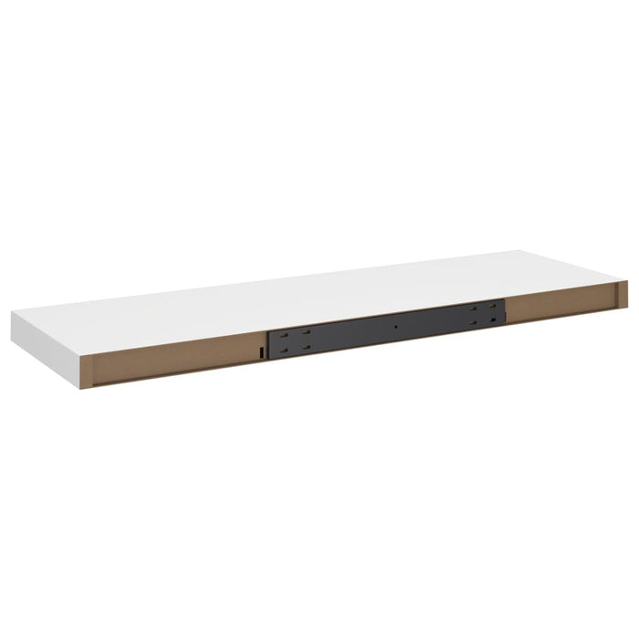 Floating Wall Shelf White 31.5"x9.3"x1.5" MDF - Home Traders Sources