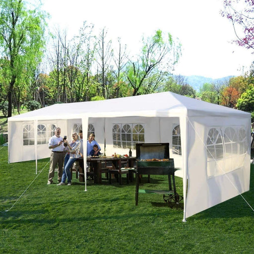 Heavy Duty Canopy Event Tent-10'x30' Outdoor White Gazebo Party Wedding Tent, - Home Traders Sources