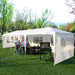 Heavy Duty Canopy Event Tent-10'x30' Outdoor White Gazebo Party Wedding Tent, - Home Traders Sources