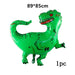 5Pcs Dinosaur Foil Balloons 30inch red blue number balloon Birthday Party jurassic world Decorations - Home Traders Sources