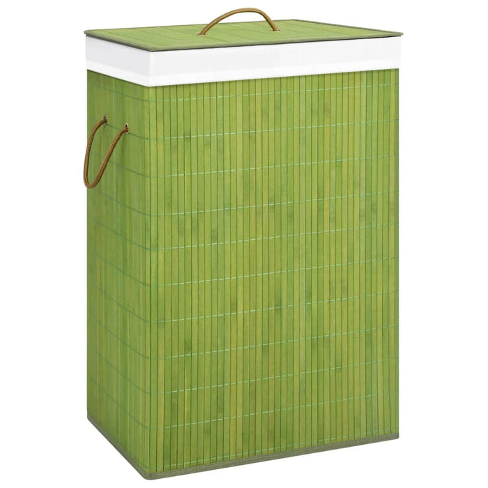 Bamboo Laundry Basket Green - Home Traders Sources