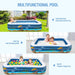 FUNAVO 100" X 71" X 22" Full-Sized Family Inflatable Swimming Pool - Home Traders Sources