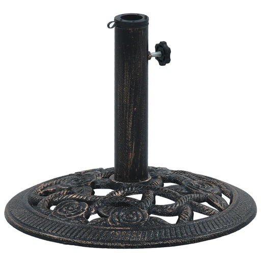 Umbrella Base Bronze 9 kg 15.7" Cast Iron - Home Traders Sources