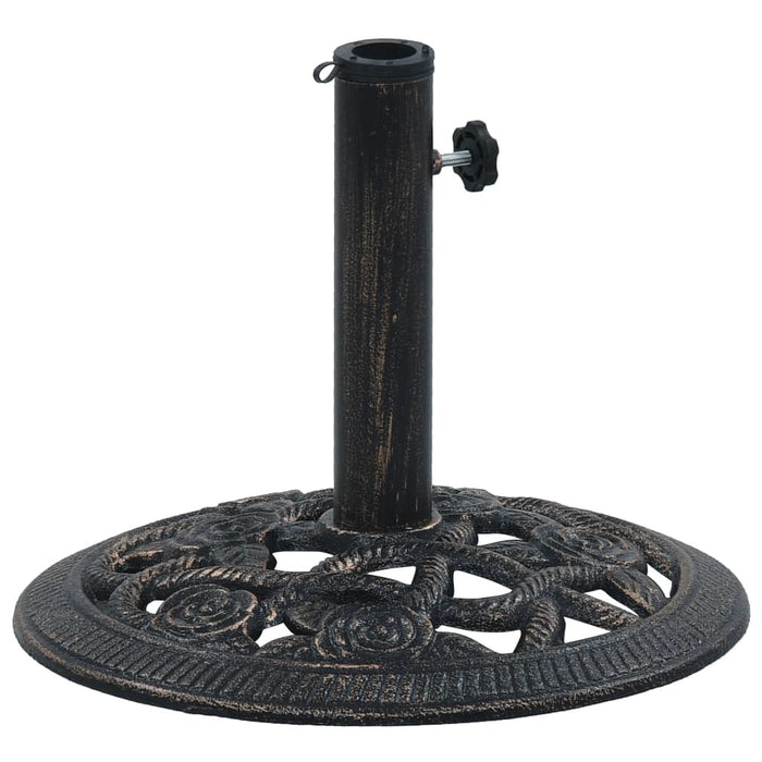 Umbrella Base Bronze 9 kg 15.7" Cast Iron - Home Traders Sources