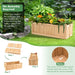 Backyard Wooden Planter Box Folding Raised Garden Plant Container - Home Traders Sources