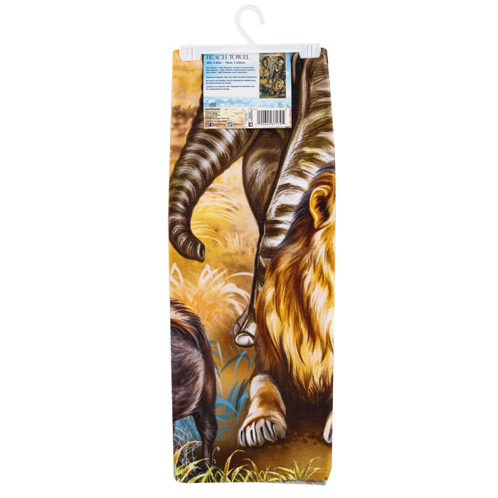 Safari Beach Towel;  30" x 60" - Home Traders Sources