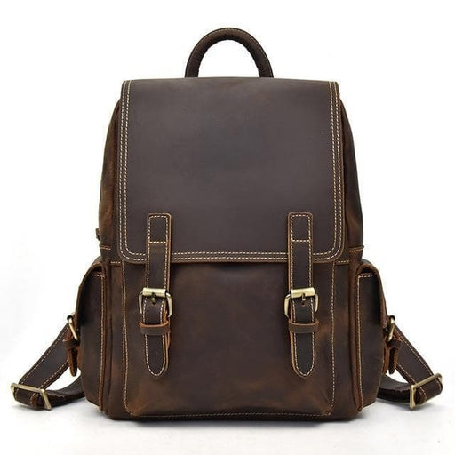 The Freja Backpack | Handcrafted Leather Backpack - Home Traders Sources