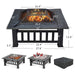 Upland 32inch Charcoal Fire Pit with Cover - Home Traders Sources