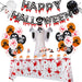 Halloween Bloody Hands Tablecloth Set Dimensional Ghost Balloon Set - Home Traders Sources