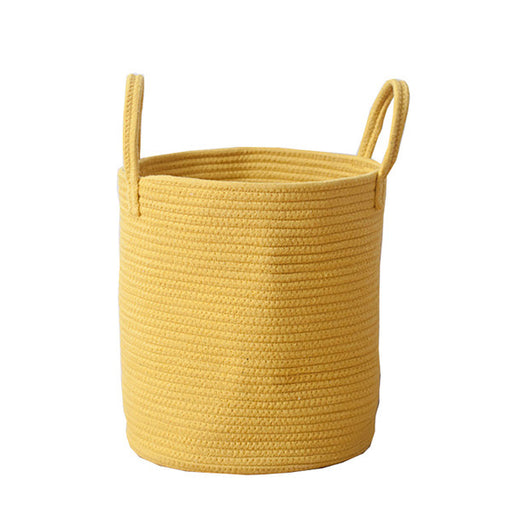 Cotton Rope Woven Storage Baskets with Strong Handles - Home Traders Sources