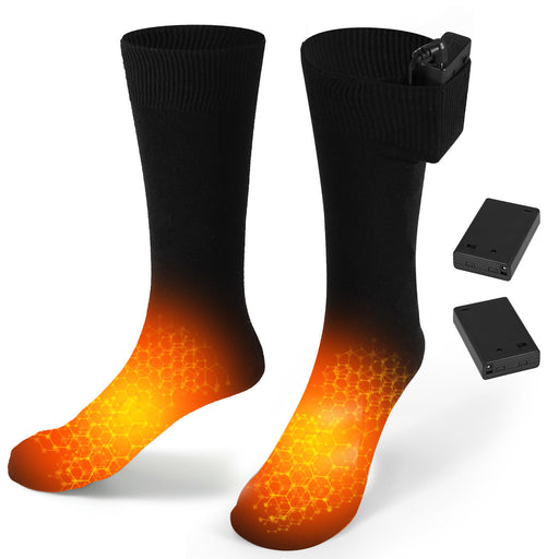 Unisex Electric Heated Socks Rechargeable Battery Heated Socks Winter Warm Thermal Socks - Home Traders Sources