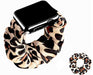 Elastic Scrunchie Apple Watch Band - Leopard - Home Traders Sources