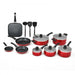 Hard Anodized Nonstick Cookware Pots and Pans 17 Pieces Set - Home Traders Sources