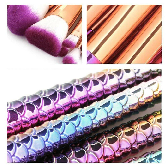 Cosmetic Brushes Blending Colorful Amazing Set - Home Traders Sources