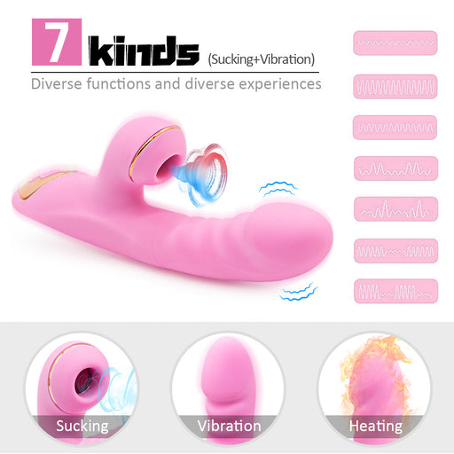 Dibey Rabbit 13th Generation Vibrator Pink - Home Traders Sources