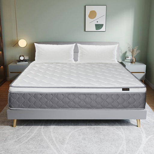 Mattress 10 Inch Gray and white - Home Traders Sources