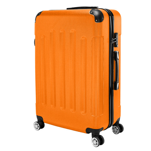 3-in-1 Portable ABS Trolley Case 20" / 24" / 28" Orange