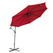 Full Iron Outdoor Adjustable Offset Cantilever Hanging Patio Umbrella - Home Traders Sources