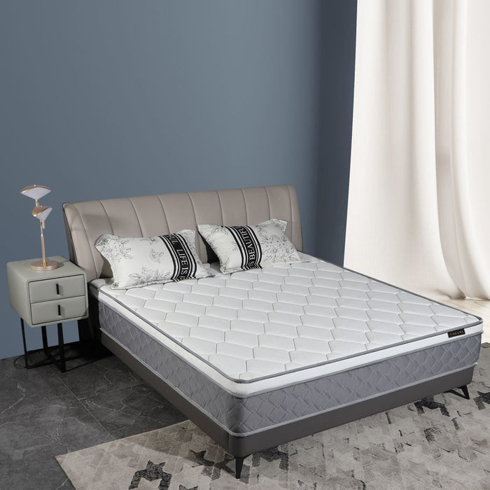 Mattress 10 Inch Gray and white - Home Traders Sources