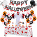 Halloween Bloody Hands Tablecloth Set Dimensional Ghost Balloon Set - Home Traders Sources